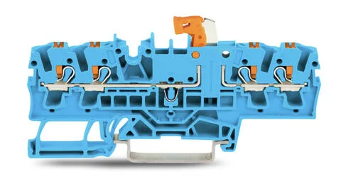 2202-1874 - TOPJOB®S disconnect/test terminal block with Push-buttons; rail mount; 4-conductor; 5.2 mm wide; blue 2202-1874 - TOPJOB®S disconnect/test terminal block with Push-buttons; rail mount; 4-conductor; 5.2 mm wide; blue