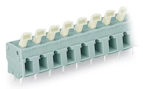 257-516 - PCB terminal block; push-button; 2.5 mm²; Pin spacing 7.5/7.62 mm; 16-pole; CAGE CLAMP®; commoning option; 2,50 mm²; gray