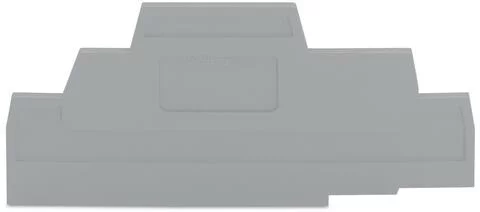 280-303 - End and intermediate plate; 2.5 mm thick; gray