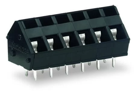236-404/334-604 - THR PCB terminal block; 2.5 mm²; Pin spacing 5 mm; 4-pole; CAGE CLAMP®; commoning option; 2,50 mm²; black