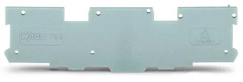 769-317 - End and intermediate plate; 1.1 mm thick; gray 769-317 - End and intermediate plate; 1.1 mm thick; gray