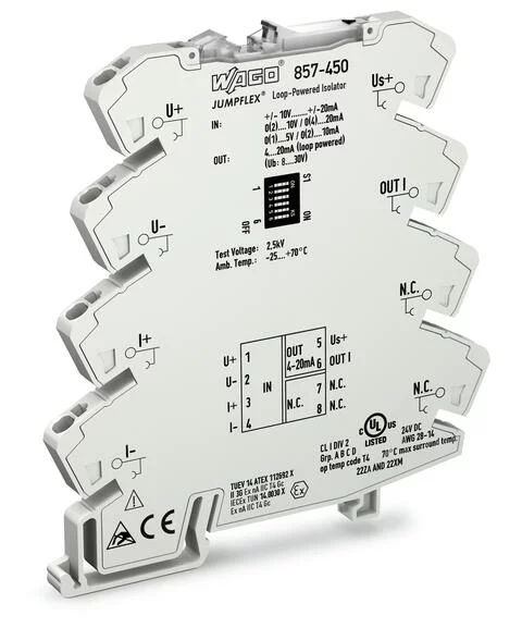 857-450 - JUMPFLEX® signal conditioner; loop-powered isolation amplifier