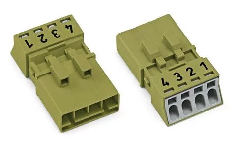 890-274 - Plug; 4-pole; 1,50 mm²; light green