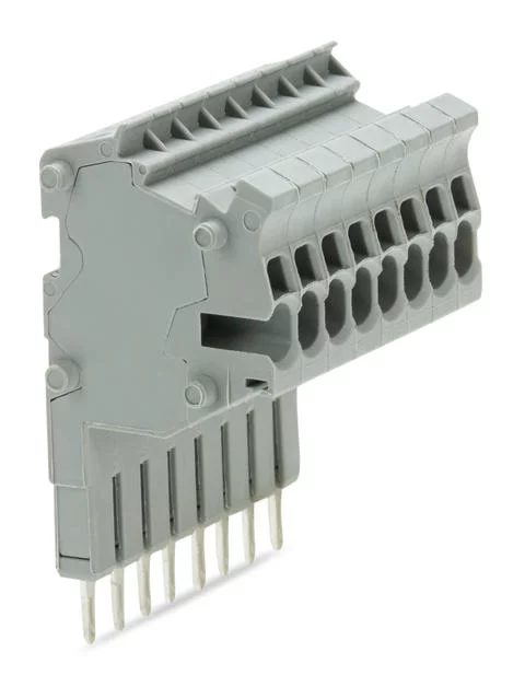 2001-558 - TOPJOB® S connector strip; for 2001 series; for jumper contact slot; 8-pole; gray