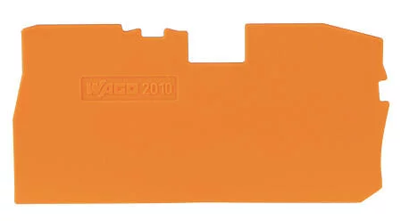 2010-7192 - End plate; 1 mm thick; orange