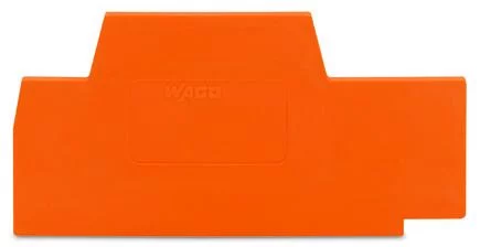 281-343 - End and intermediate plate; 2.5 mm thick; orange