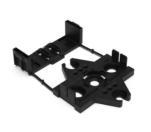 770-310 - Mounting carrier; 2- to 5-pole; for flying leads; black