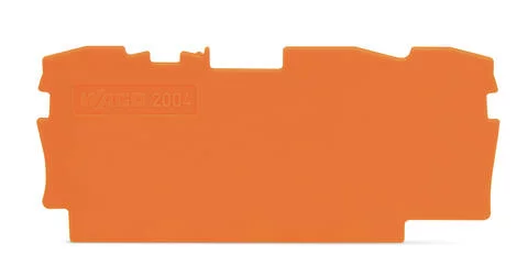 2004-1392 - End and intermediate plate; 1 mm thick; orange
