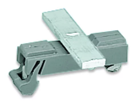 790-114 - Carrier with grounding foot; parallel to carrier rail; 45 mm long; Cu 10 mm x 3 mm