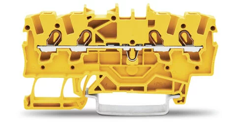 2001-1406 - TOPJOB®S feedthrough terminal block; rail mount; 4-conductor; 4.2 mm wide; yellow 2001-1406 - TOPJOB®S feedthrough terminal block; rail mount; 4-conductor; 4.2 mm wide; yellow