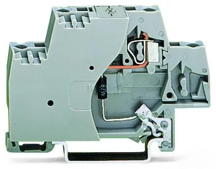 280-502/281-593 - Terminal block with suppressor diode and end plate; with direct connection to DIN rail; 24 VAC