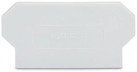280-363 - Separator plate; 2 mm thick; oversized; light gray