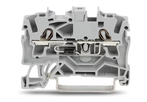 2002-1211/1000-410 - Diode terminal block; 1N4007 (P-N); rail mount; 2-conductor; 5.2 mm wide; gray 2002-1211/1000-410 - Diode terminal block; 1N4007 (P-N); rail mount; 2-conductor; 5.2 mm wide; gray