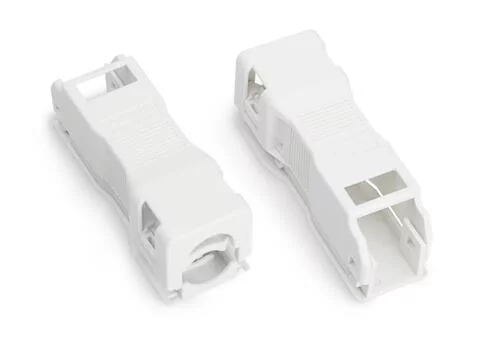 890-512 - Strain relief housing; 2-pole; with locking clip; for 1 cable; 3.8 … 8.2 mm; 30 mm; white 890-512 - Strain relief housing; 2-pole; with locking clip; for 1 cable; 3.8 … 8.2 mm; 30 mm; white