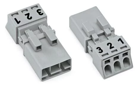 890-253 - Plug; 3-pole; 1,50 mm²; gray