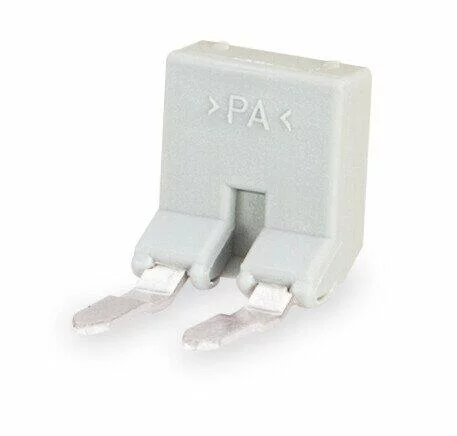 260-402 - Jumper; for conductor entry; 2-way; insulated; gray
