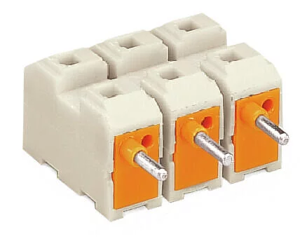 272-453/272-485 - Power supply connector; without ground contact; without push-buttons; without snap-in mounting feet; 3-pole; 2,50 mm²; white