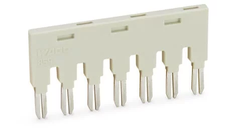 859-407/000-005 - Jumper; for jumper slot; 7-way; insulated; red