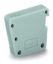 249-107 - B-type spacer module; modular; e.g., for bridging commoned terminal blocks; gray
