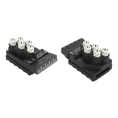 772-261 - Supply module; 5 x 2.5 mm² + 2 x 1.5 mm²; 5-pole; Cod. A; with strain relief housing; 4,00 mm²; black 772-261 - Supply module; 5 x 2.5 mm² + 2 x 1.5 mm²; 5-pole; Cod. A; with strain relief housing; 4,00 mm²; black