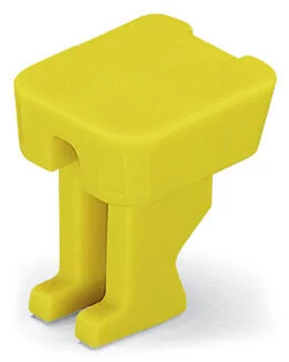 285-401 - Finger guard; touchproof cover protects unused conductor entries; for 35 mm² high-current tbs; yellow