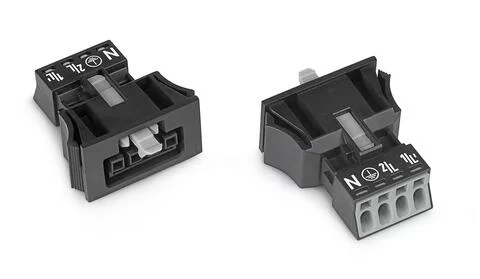 890-704 - WINSTA® through-panel socket (female); MINI; snap-in; N/G/L2/L1 marking; 4-pole; black 890-704 - WINSTA® through-panel socket (female); MINI; snap-in; N/G/L2/L1 marking; 4-pole; black