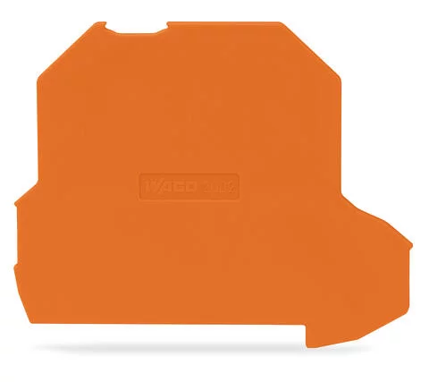 2002-2296 - TOPJOB®S end/intermediate plate; for 2002-22xx series terminal blocks; 2.0 mm wide; orange