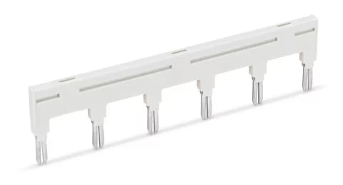 788-116 - Jumper; for jumper slot; 6-way; insulated; light gray 788-116 - Jumper; for jumper slot; 6-way; insulated; light gray