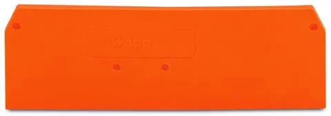 281-335 - End and intermediate plate; 2.5 mm thick; orange