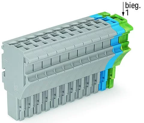 2022-113/000-038 - 1-conductor female connector; Push-in CAGE CLAMP®; 4 mm²; Pin spacing 5.2 mm; 13-pole; 4,00 mm²; gray/blue/green-yellow 2022-113/000-038 - 1-conductor female connector; Push-in CAGE CLAMP®; 4 mm²; Pin spacing 5.2 mm; 13-pole; 4,00 mm²; gray/blue/green-yellow
