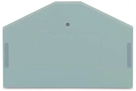280-312 - End and intermediate plate; 2.5 mm thick; gray