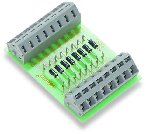 289-101 - Component module with diode; with 8 pcs; Diode 1N4007; 2,50 mm²