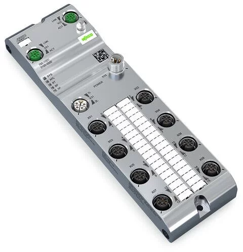 765-1201/100-000 - 16-channel digital input; EtherCAT; 24 VDC; 8xM12 connection; WideLine