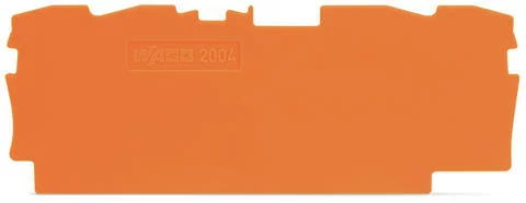 2004-1492 - End and intermediate plate; 1 mm thick; orange