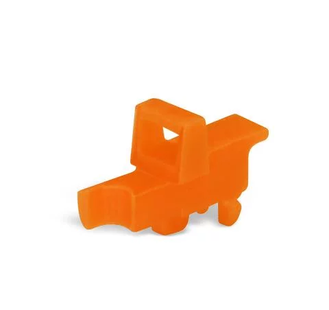 2003-7300 - Lock-out; prevents reclosing of slide link; Snap-in type; for 2003 Series; orange