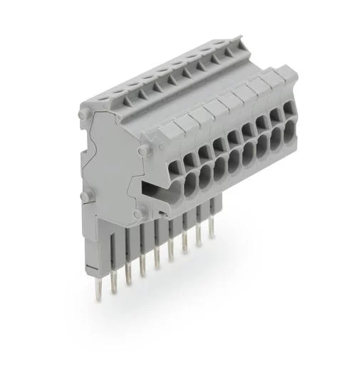 2001-559 - TOPJOB® S connector strip; for 2001 series; for jumper contact slot; 9-pole; gray