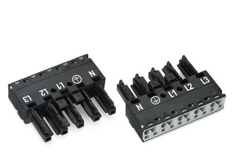 770-205 - Socket; 5-pole; Cod. A; 4,00 mm²; black
