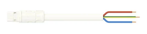 774-9993/206-402 - pre-assembled connecting cable; Eca; Plug/open-ended; 3-pole; Cod. A; H05VV-F 3G 1.5 mm²; 4 m; 1,50 mm²; white 774-9993/206-402 - pre-assembled connecting cable; Eca; Plug/open-ended; 3-pole; Cod. A; H05VV-F 3G 1.5 mm²; 4 m; 1,50 mm²; white