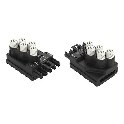 772-262 - Tap-off module; for flat cable; 5 x 2.5 mm² + 2 x 1.5 mm²; 5-pole; Cod. A; with cable connection on the output side; black 772-262 - Tap-off module; for flat cable; 5 x 2.5 mm² + 2 x 1.5 mm²; 5-pole; Cod. A; with cable connection on the output side; black