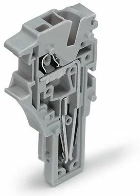 2022-182 - End module for 1-conductor female connector; Push-in CAGE CLAMP®; 4 mm²; Pin spacing 5.2 mm; 1-pole; with integrated end plate; 4,00 mm²; orange