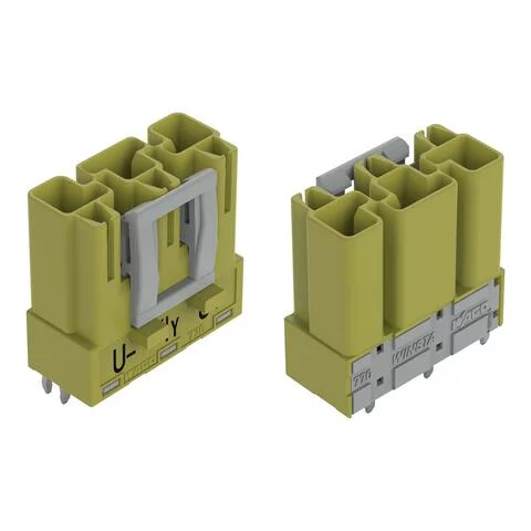 770-873/071-000 - Plug for PCBs; straight; 3-pole; Cod. B; light green 770-873/071-000 - Plug for PCBs; straight; 3-pole; Cod. B; light green