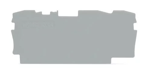 2004-1391 - End and intermediate plate; 1 mm thick; gray