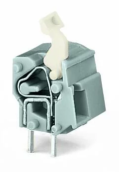 257-866 - Stackable PCB terminal block; push-button; 2.5 mm²; Pin spacing 10/10.16 mm; 1-pole; CAGE CLAMP®; commoning option; 2,50 mm²; orange