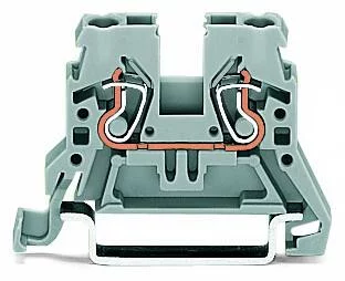 870-903 - 2-conductor through terminal block; 2.5 mm²; side and center marking; for DIN-rail 35 x 15 and 35 x 7.5; CAGE CLAMP®; 2,50 mm²; red