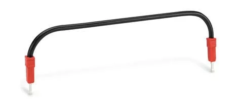 2009-414/000-005 - Push-in type wire jumper; 1.5 mm²; insulated; 110 mm long; black