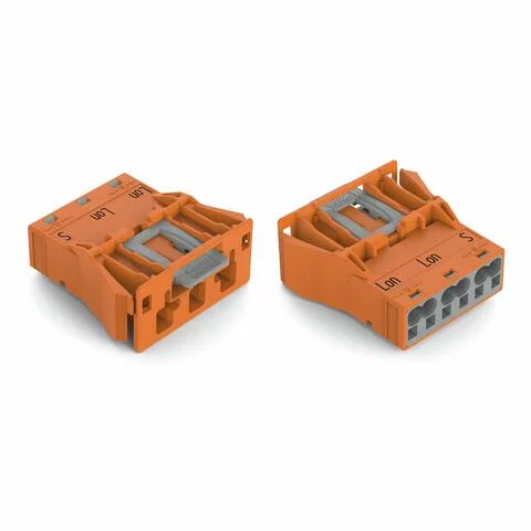 770-2353 - Snap-in plug; 3-pole; Cod. R; 4,00 mm²; orange 770-2353 - Snap-in plug; 3-pole; Cod. R; 4,00 mm²; orange