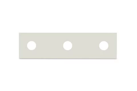 884-1843 - Jumper; for M12 stud bolts; 3-way; unplated; white