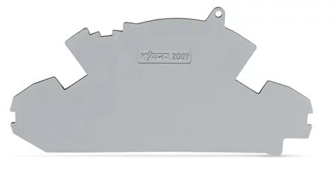 2007-8893 - End plate; 1.5 mm thick; with lock-out seal option; gray