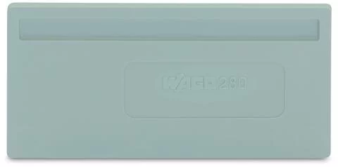 280-310 - Separator plate; 2 mm thick; oversized; gray