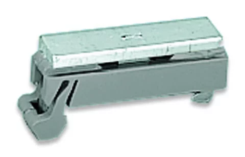 790-113 - Carrier with grounding foot; 90° to carrier rail; 45 mm long; Cu 10 mm x 3 mm